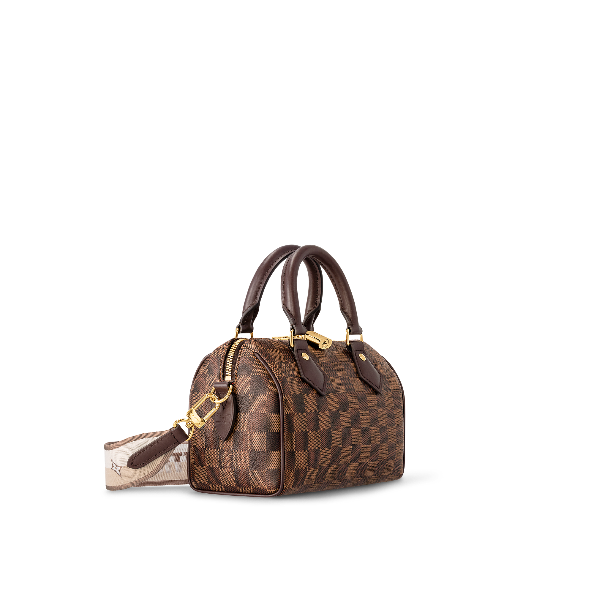 Speedy Bandoulière 20 Damier Ebene in Women's Handbags All Handbags for Women collections by Louis Vuitton (Product zoom)